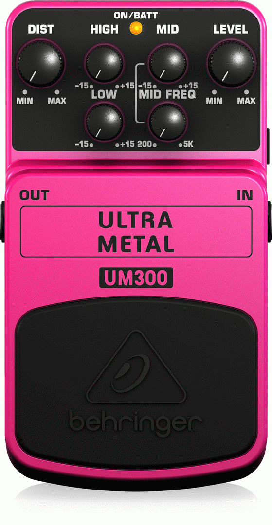 Behringer UM300 Ultra Metal Heavy Metal Distortion Pedal