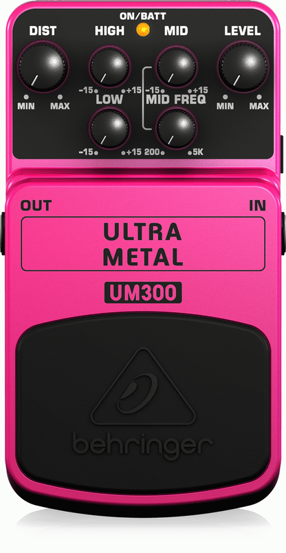Behringer UM300 Ultra Metal Heavy Metal Distortion Pedal