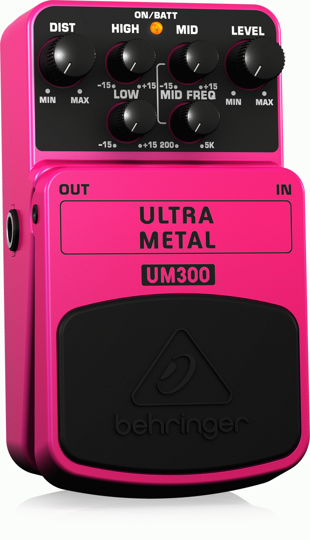 Behringer UM300 Ultra Metal Heavy Metal Distortion Pedal — view 2