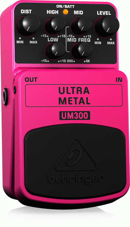 Behringer UM300 Ultra Metal Heavy Metal Distortion Pedal — view 2