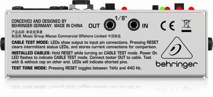 Behringer CT100 Cable Tester — view 2