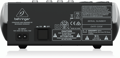 Behringer Xenyx Qx602Mp3 Mixer — view 3