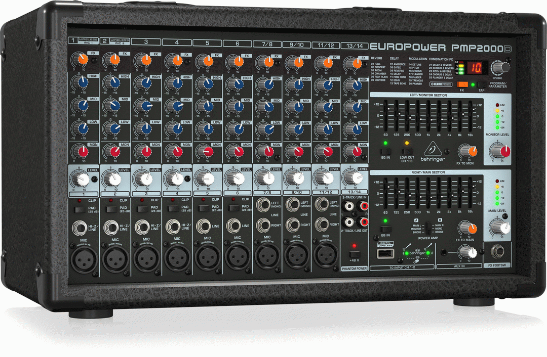 Behringer Europower Pmp2000D Pwred Mixer — view 2