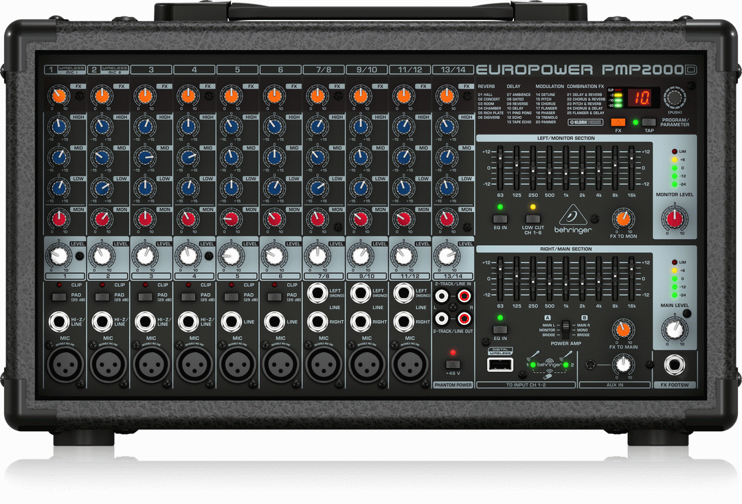 Behringer Europower Pmp2000D Pwred Mixer