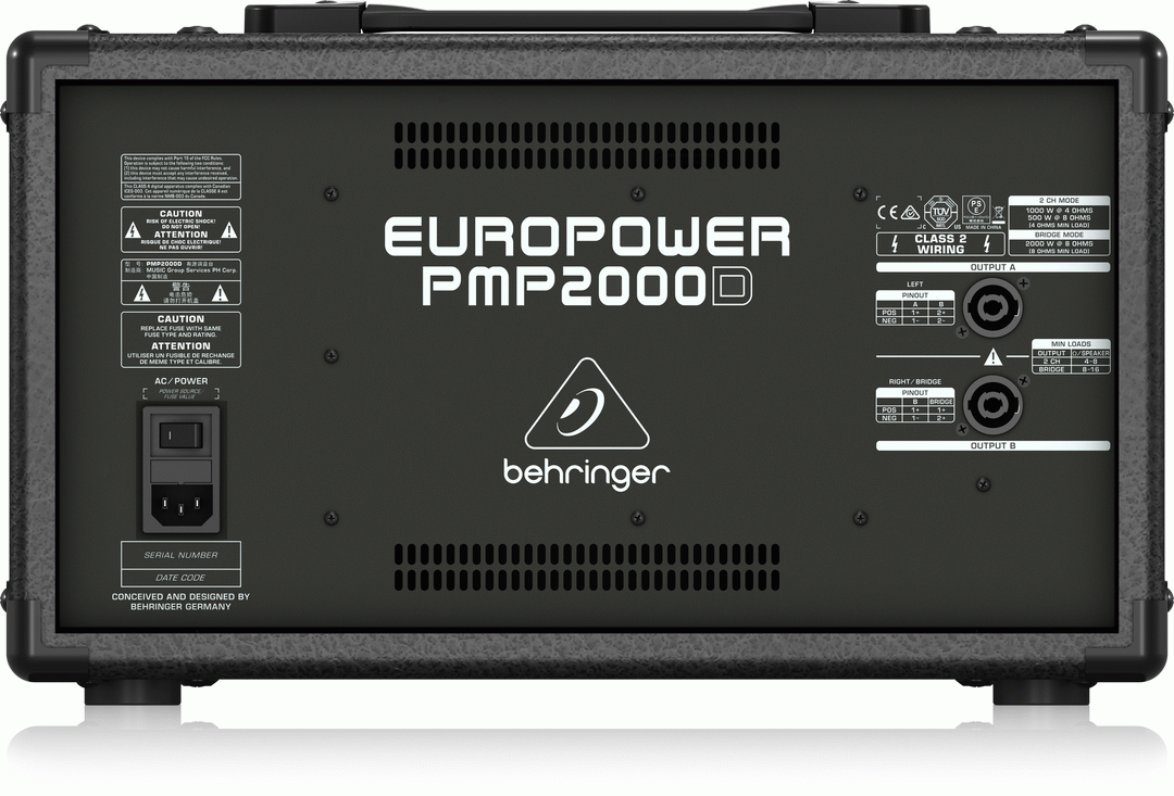 Behringer Europower Pmp2000D Pwred Mixer — view 3