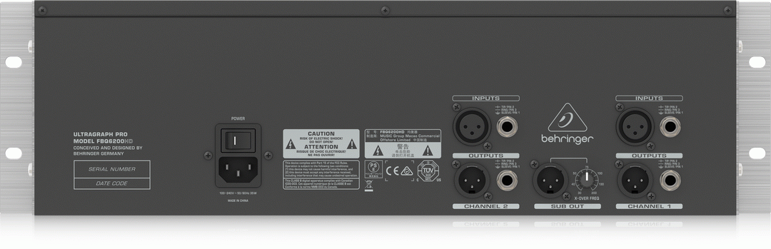 Behringer Ultragraph Pro FBQ6200HD EQ — view 3