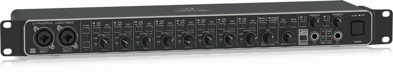 Behringer U-Phoria Umc1820 Interface — view 2