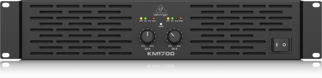 Behringer KM1700 Stereo Power Amplifier w/ ATR (1700w)