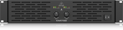 Behringer KM1700 Stereo Power Amplifier w/ ATR (1700w)