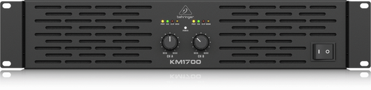 Behringer KM1700 Stereo Power Amplifier w/ ATR (1700w)
