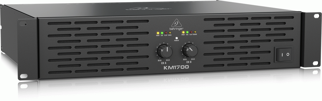 Behringer KM1700 Stereo Power Amplifier w/ ATR (1700w) — view 2