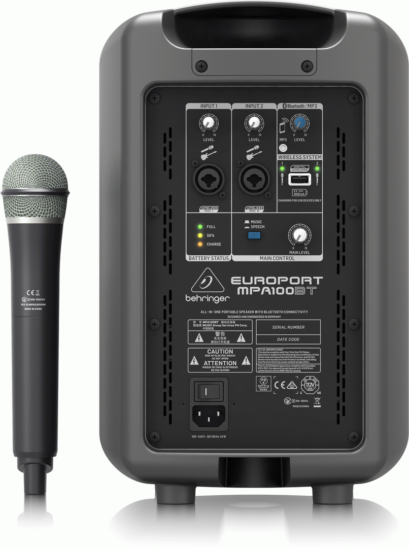 Behringer Europort MPA100BT — view 3