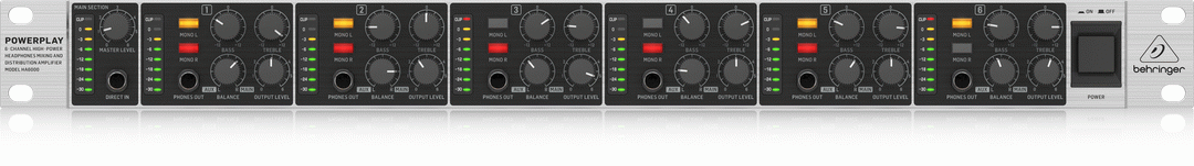 Behringer Powerplay Ha6000 Amp