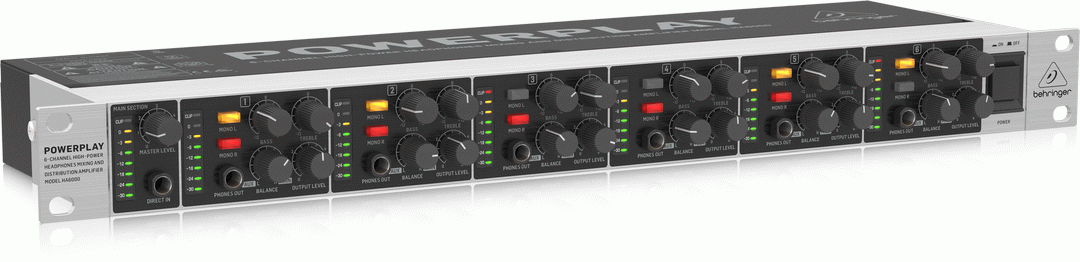 Behringer Powerplay Ha6000 Amp — view 2