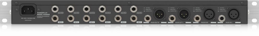 Behringer Powerplay Ha6000 Amp — view 3