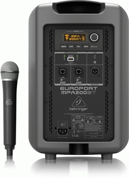Behringer Europort Mpa200Bt Portable Speaker — view 3