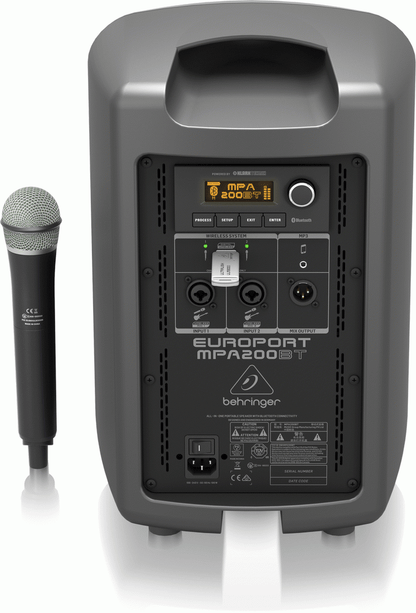 Behringer Europort Mpa200Bt Portable Speaker — view 2