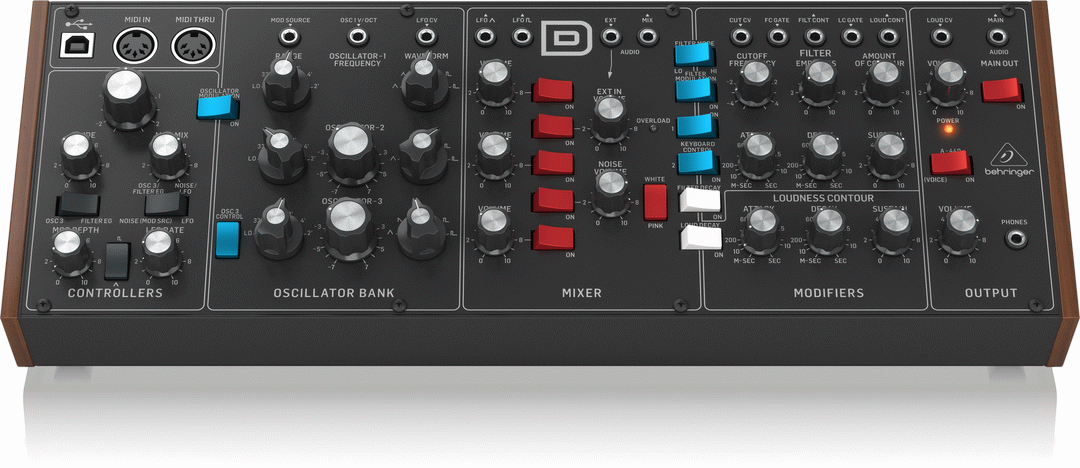 Behringer Model D Analog Synthesizer — view 2