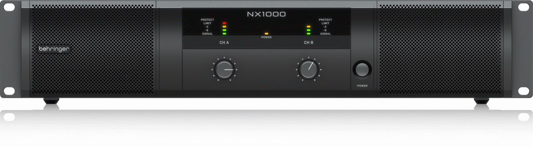Behringer NX1000 Power Amplifier W/Smartsense