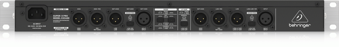 Behringer SUPER-X Pro CX3400 V2 Crossover
