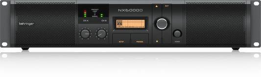 Behringer NX6000D Power Amplifier W/Smartsense