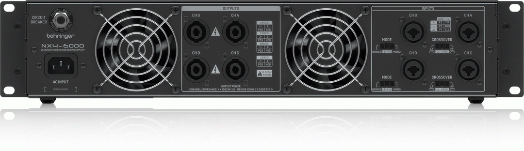 Behringer NX4-6000 Power Amplifier W/Smartsense — view 3