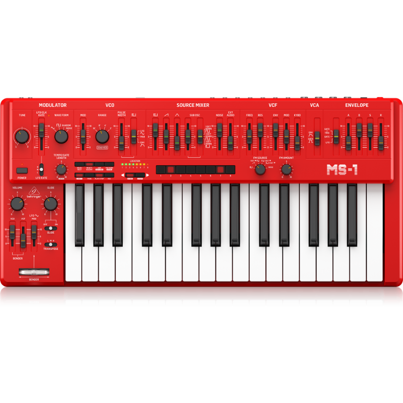 Behringer MS-101 Analog Synthesizer with 32 Keys, 3340 VCO, VCF, ADSR, 32-Step Sequencer and Arpeggiator — view 5