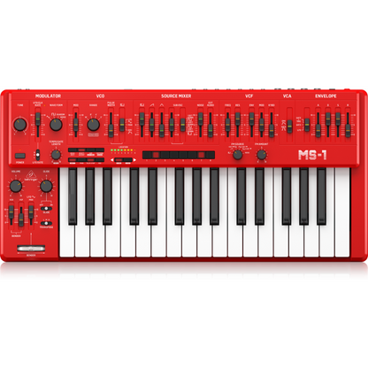 Behringer MS-101 Analog Synthesizer with 32 Keys, 3340 VCO, VCF, ADSR, 32-Step Sequencer and Arpeggiator — view 5