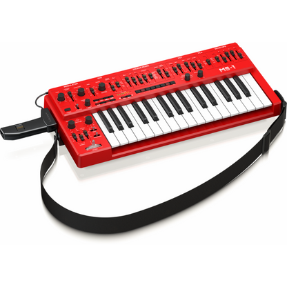 Behringer MS-101 Analog Synthesizer with 32 Keys, 3340 VCO, VCF, ADSR, 32-Step Sequencer and Arpeggiator — view 2
