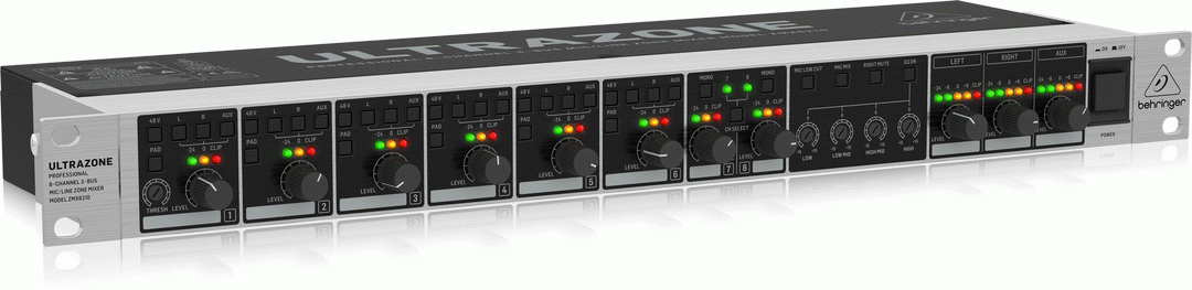 Behringer ZMX8210 V2 8 Chan. Zone Mixer — view 3