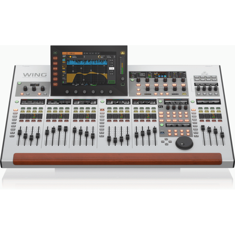 Behringer Wing 48-Channel Digital Mixing Console with 28-Bus, 24-Fader Control Surface and 10-Inch Touch Screen — view 6