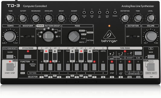 Behringer TD3 Bk Analog Bass Line Synth