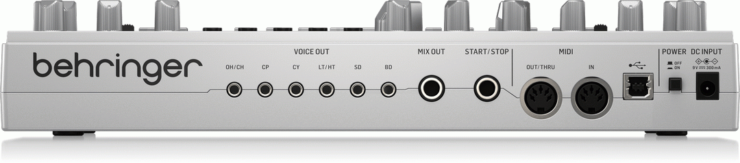 Behringer RD6 SR Analog Drum Machine — view 2