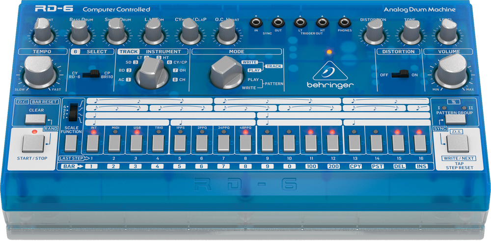 Behringer RD6-BB Analog Drum Machine — view 3