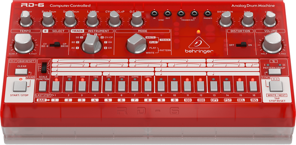 Behringer RD6-SB Analog Drum Machine — view 3