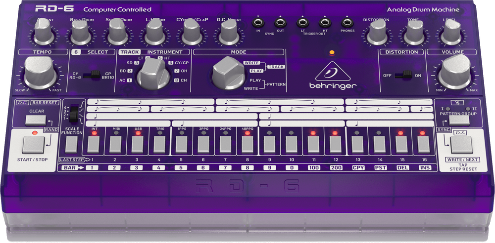 Behringer RD6-GP Analog Drum Machine — view 3