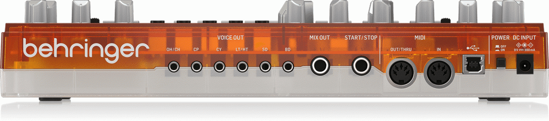 Behringer RD6 TG Analog Drum Machine — view 2
