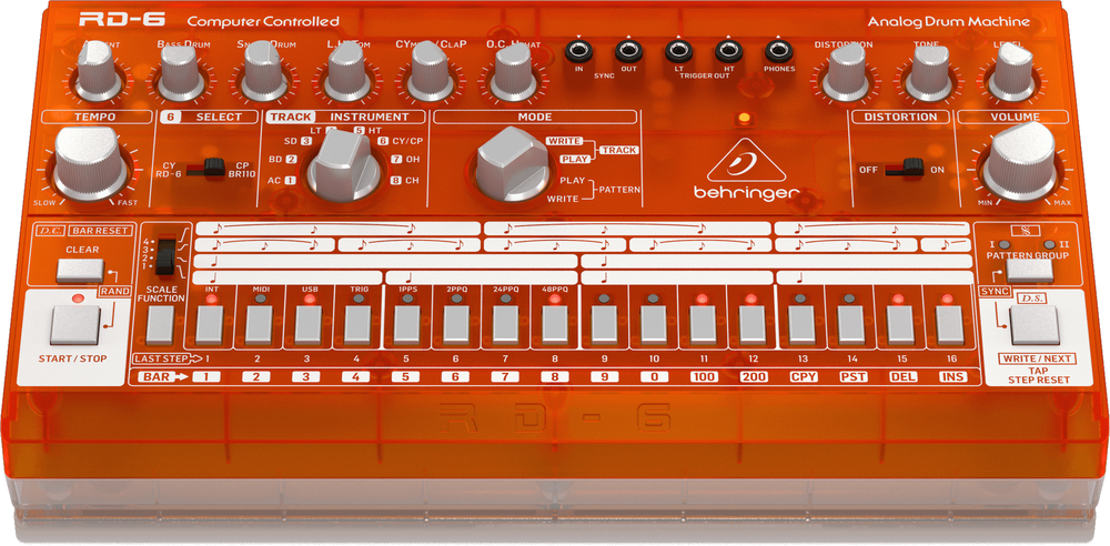 Behringer RD6 TG Analog Drum Machine — view 3