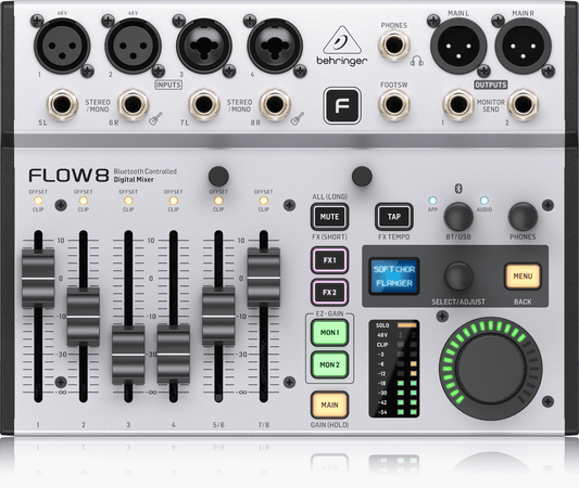 Behringer FLOW-8 Digital USB 8 Channel Mixer