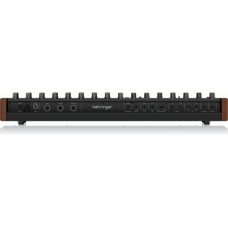 Behringer Monopoly Analog Polyphonic Synthesizer 37 Keys 4 VCOs VCF 2 LFOs Envelopes Sync Modulation Arpeggiator — view 3