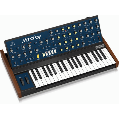 Behringer Monopoly Analog Polyphonic Synthesizer 37 Keys 4 VCOs VCF 2 LFOs Envelopes Sync Modulation Arpeggiator — view 2