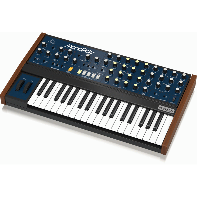 Behringer Monopoly Analog Polyphonic Synthesizer 37 Keys 4 VCOs VCF 2 LFOs Envelopes Sync Modulation Arpeggiator — view 4