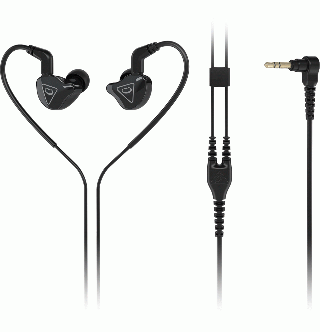 Behringer MO240 Studio Monitoring Earphones In-Ear Monitors w/ Dual Hybrid Drivers — view 3