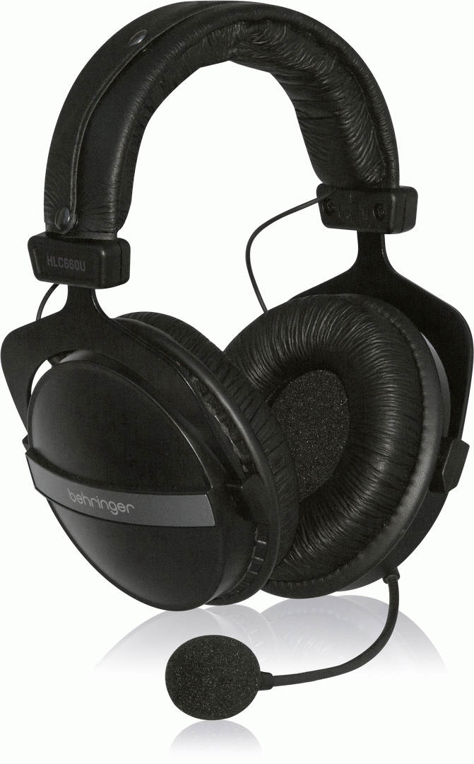 Behringer HLC660U USB Stereo Headphones w/ Built-In Microphone