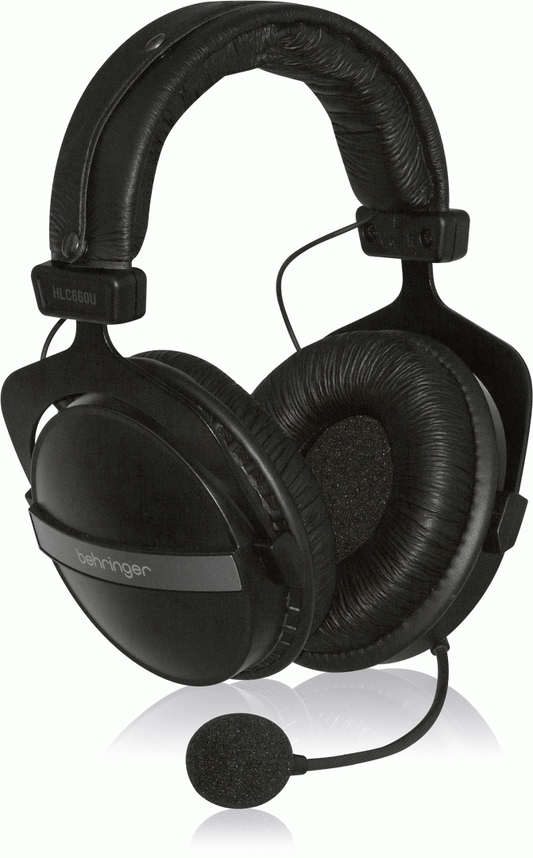 Behringer HLC660U USB Stereo Headphones w/ Built-In Microphone