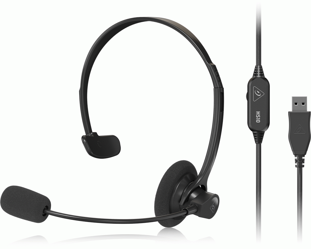 Behringer HS10 USB Mono Headset w/ Swivel Microphone — view 3