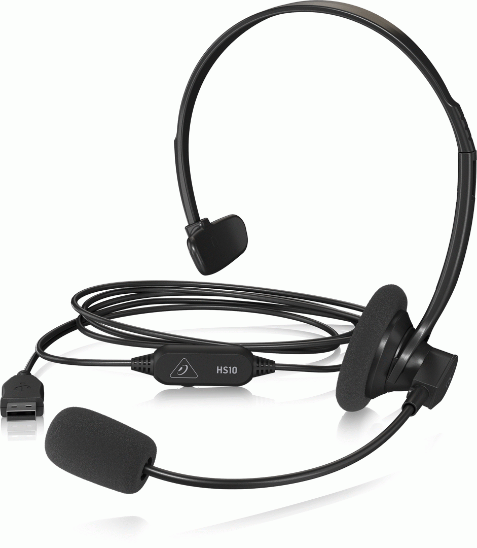 Behringer HS10 USB Mono Headset w/ Swivel Microphone — view 2