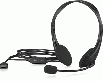 Behringer HS20 USB Stereo Headset w/ Swivel Microphone — view 2