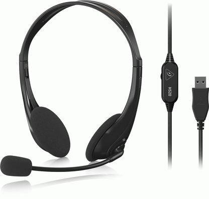 Behringer HS20 USB Stereo Headset w/ Swivel Microphone — view 3