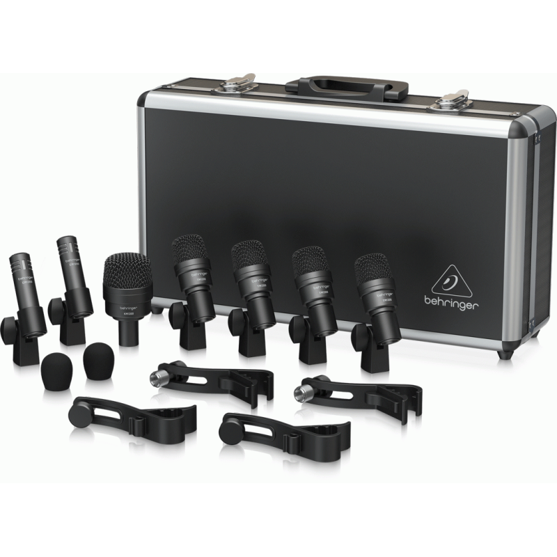 Behringer BC1200 7-Piece Drum Microphone Set with Case